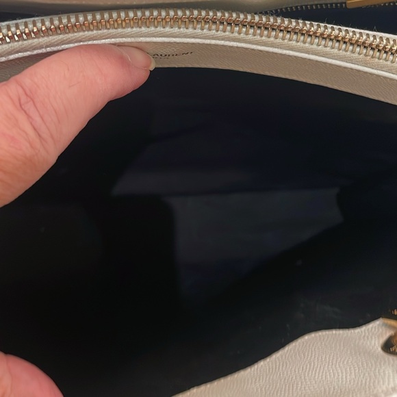 Yve saint Laurent white tote caviar - Picture 8 of 16